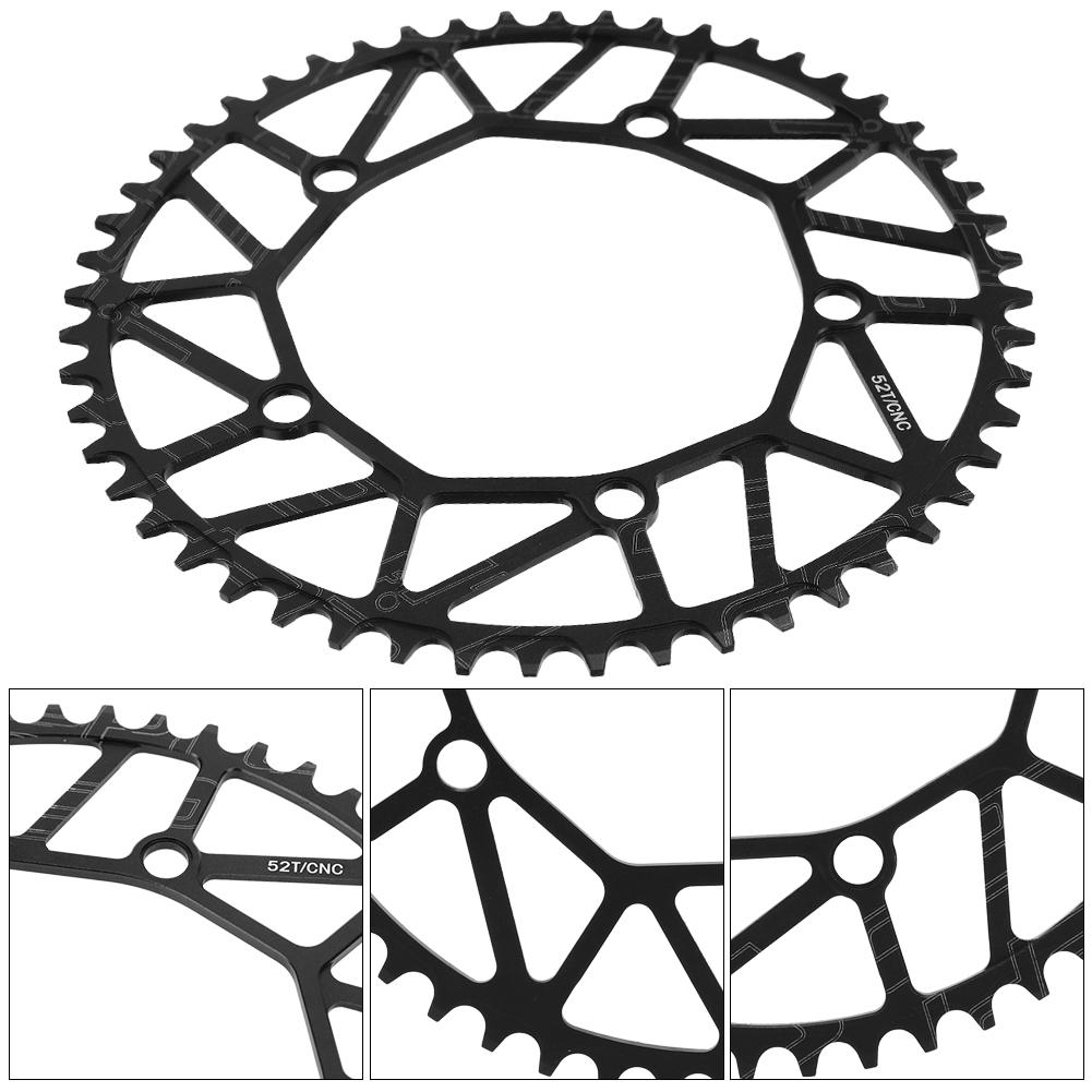     Light   Bike   &amp; Negative Teeth Single Chainring 130BCD Chain Wheel   Accessory(52T )