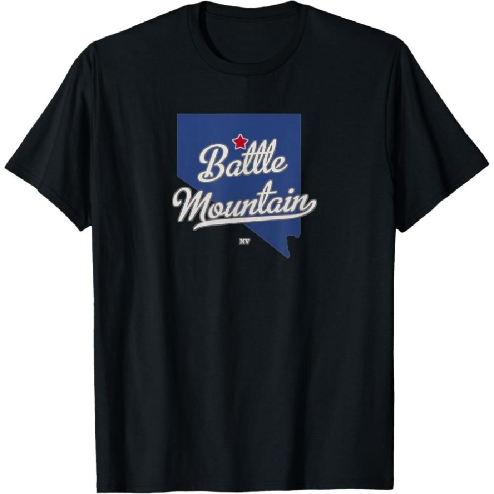 Battle Mountain Nevada NV Map T-Shirt