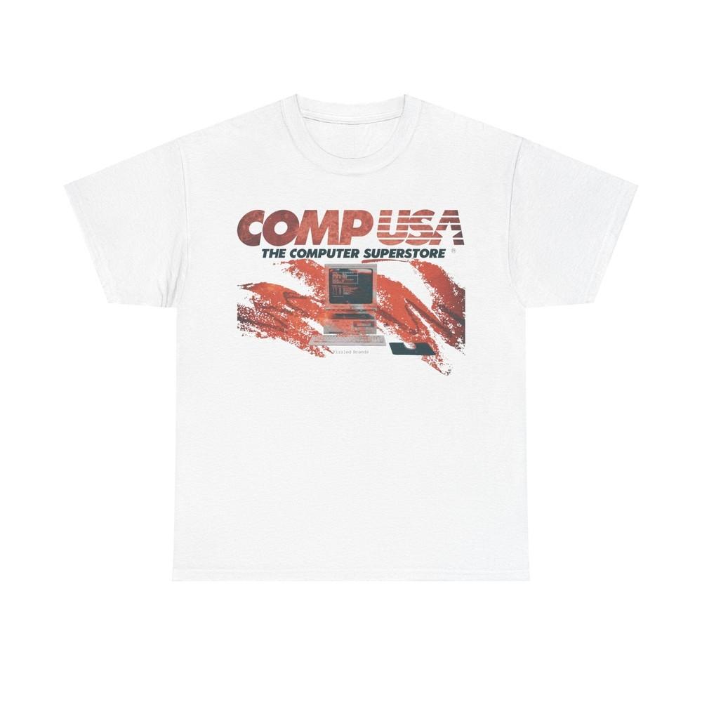 CompUSA Computer Electronics Superstore Nostalgic Tribute T-shirt Unisex T-Shirt