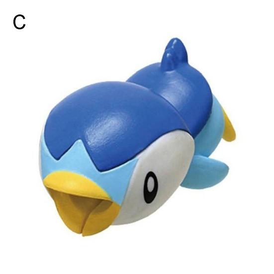 Мини Мультяшный Покемон Телефонный Кабель Зарядное устройство Пикачу Кусает Кабель для Передачи Данных Защитная Крышка