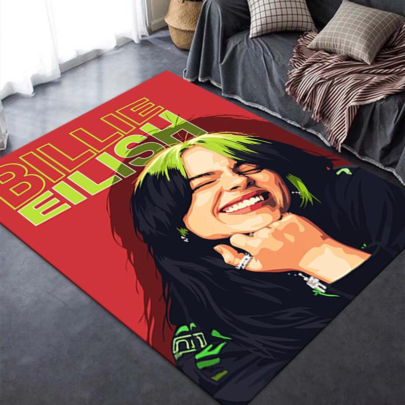 Billie Eilish Carpet Rug For Living Room Bedroom Home Sofa Decorationkids Play Nonslip Floor Mat