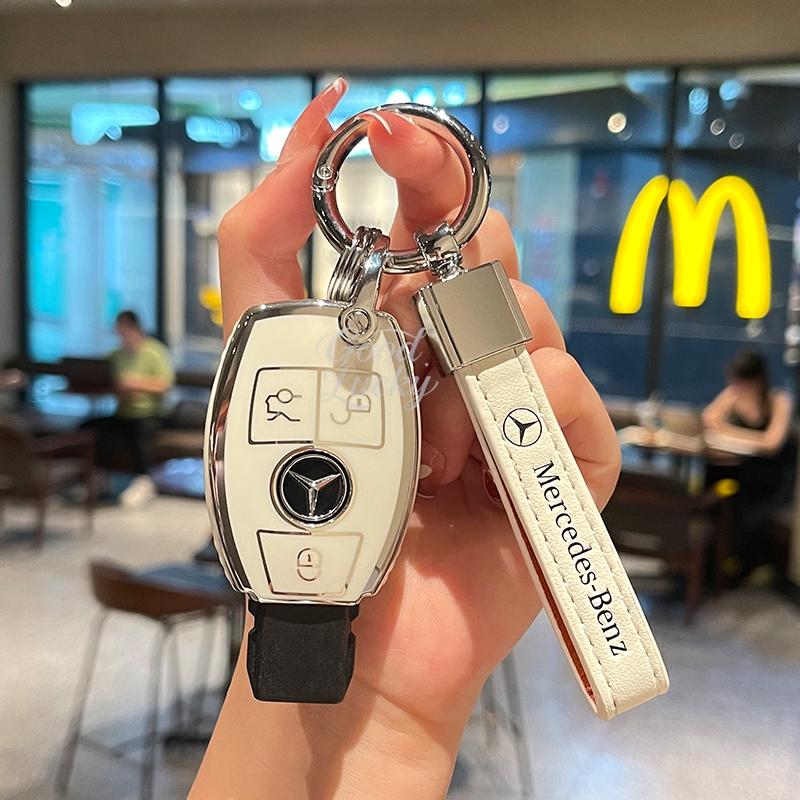 AABIC1 New TPU For Mercedes-Benz C260l Car Key Set New C-class E-class S-class GLC Bag GLE Buckle EQB Shell EQA High-grade Female