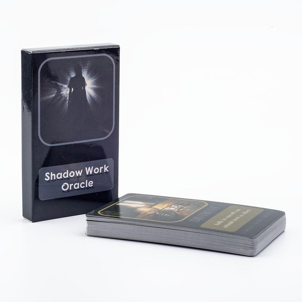 Shadow Work Oracle for Family Party High Quality Fortune Borad Game Deck with 11 English Visions Divination Cards 11.1*6.1cm
