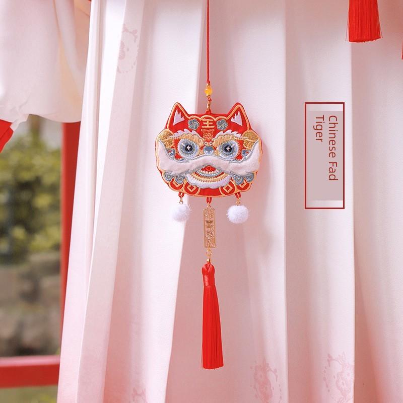 [Jinxi Pavilion] Qian Li Twelve Zodiac Horse Perfume Bag Pendant Embroider Animal Han Dynasty Gift Suit Halterneck Sachet