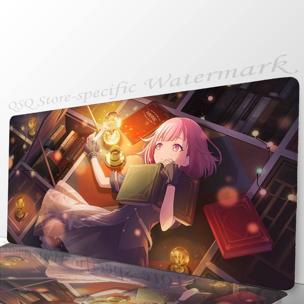 Игровой коврик для мыши Anime Otori E-Emu, нескользящий, подходит для офисных компьютеров, ноутбуков, игровых столов для киберспорта, XXL, для клавиатуры