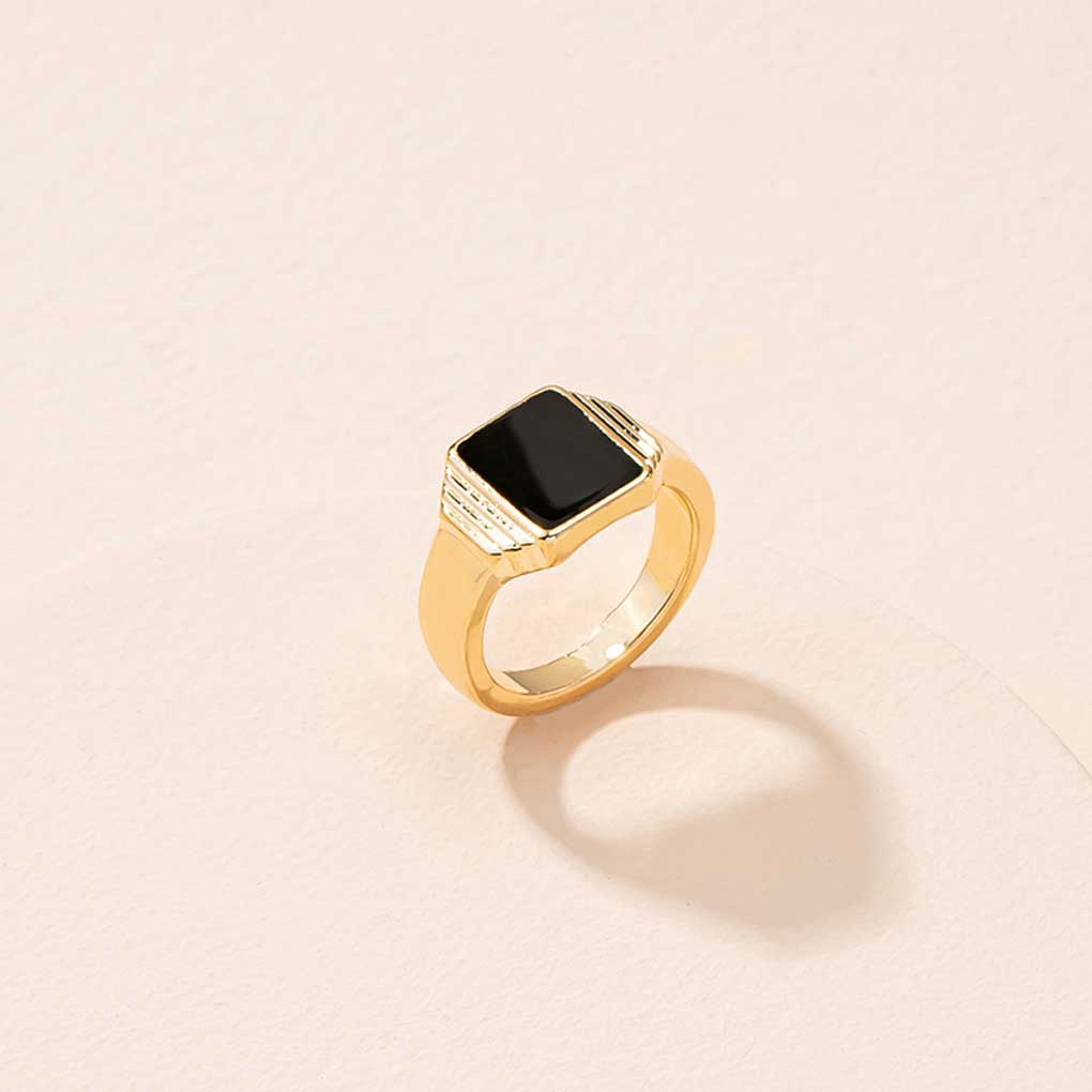 Женское геометрическое кольцо Металлическое Винтажное Хип-хоп День рождения Свадебная вечеринка Праздник Пляж Свидание Путешествия Ювелирные изделия для женщин