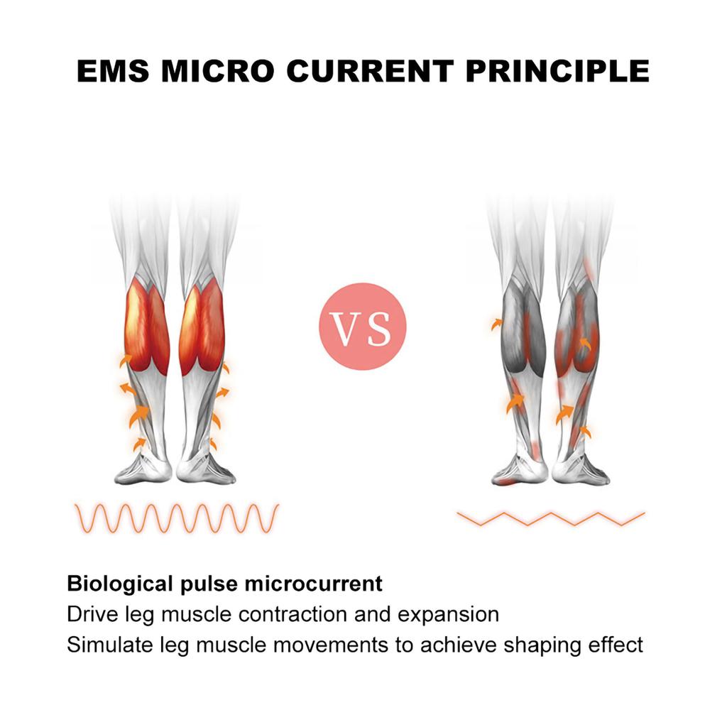 EMS Pulse Foot Massage Pad Muscle Pain Fatigue Relief Foot Massager (Battery Type)