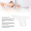 2pcs Acrylic Shower Splash Guard Clear Transparent Bathtub Water Blocker  For Bathroom Use