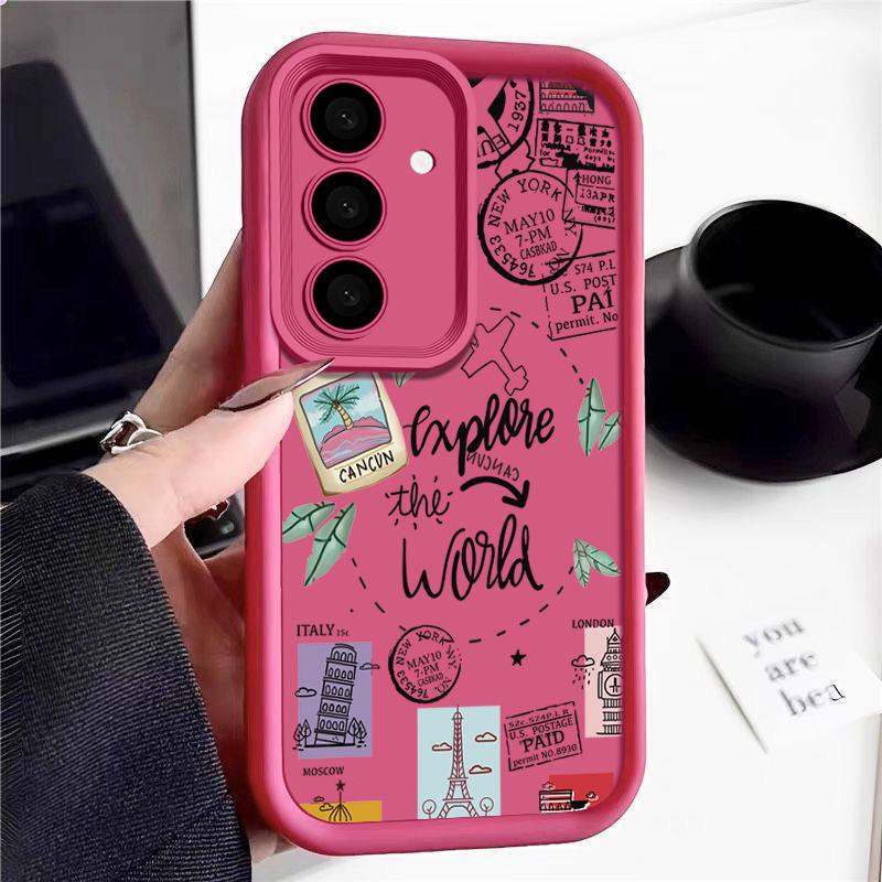Знаменитый чехол для Samsung Galaxy A56 A36 A26 A16 5G A55 A35 A15 A54 A34 A17 A37 A57 S20 FE S21 S22 S23 S26 S24 S25 Ultra Capa
