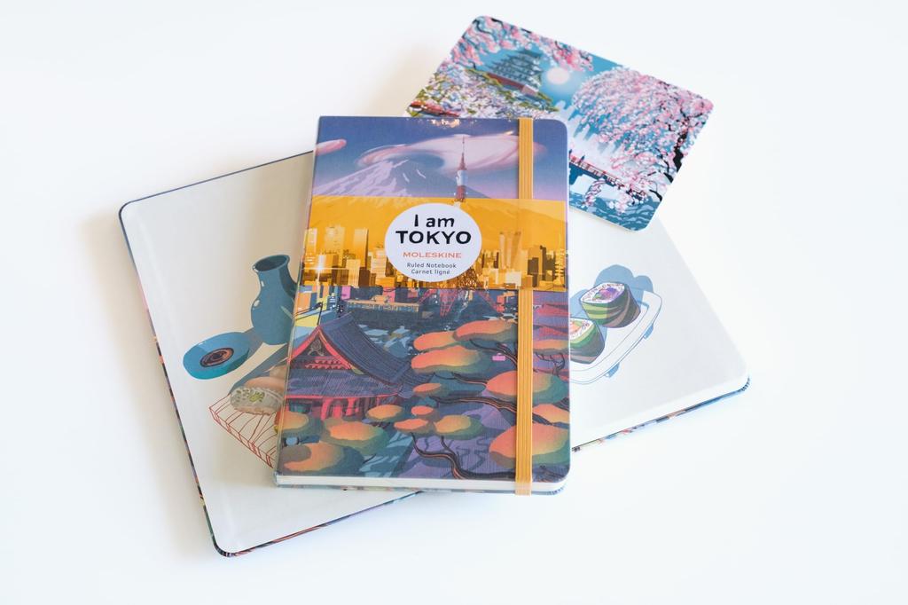 Блокнот Moleskine, Лимитированная серия «Я Токио», Твердая обложка, Большой формат, Разлинованный, LEQP060IAMTOK