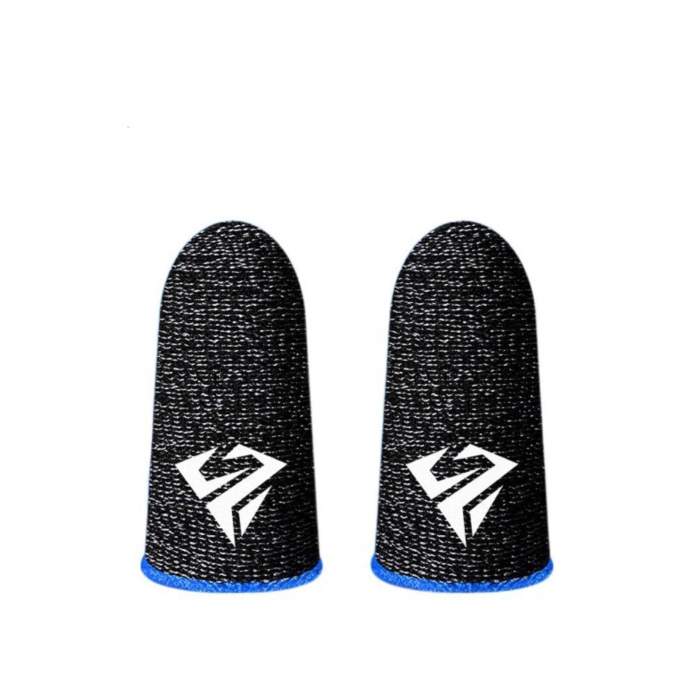 2 PCS Breathable Gaming Finger Cover Sweatproof Touch Screen Finger Cuff 2024 Finger Sleeve