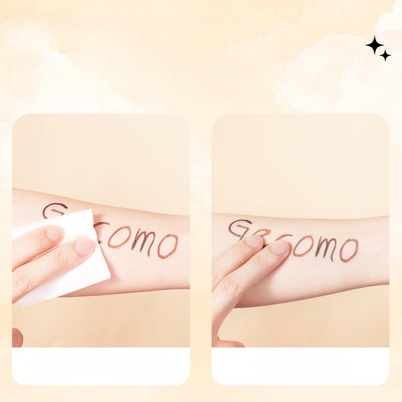 Ручка-подводка для глаз с плоской головкой, естественно гладкая, водонепроницаемая, устойчивая к царапинам, стойкая, не размазывается, коричневая, 1,5 мм