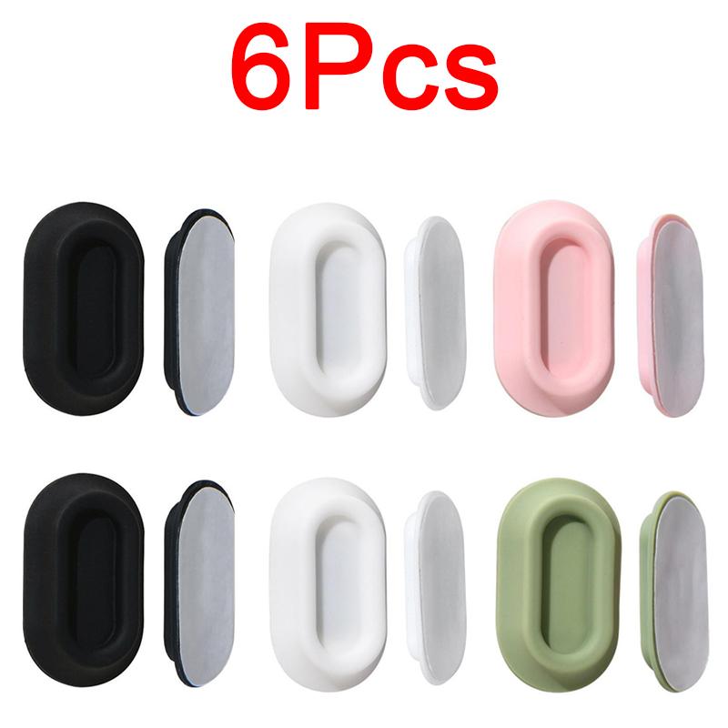 6 Pack Magnetic Wall Mount Remote Control Holder, Practical Remote Holder For Household Tv Appliance Storage Organizer JYSNJ04