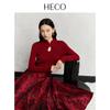 Heco Стиль Су Новый Китайский Ципао Воротник Вязаный Топ
