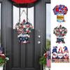 Independence Day Wooden Door Signs Wreath Decorations Door Hanging Wall Hanging Home Decoration