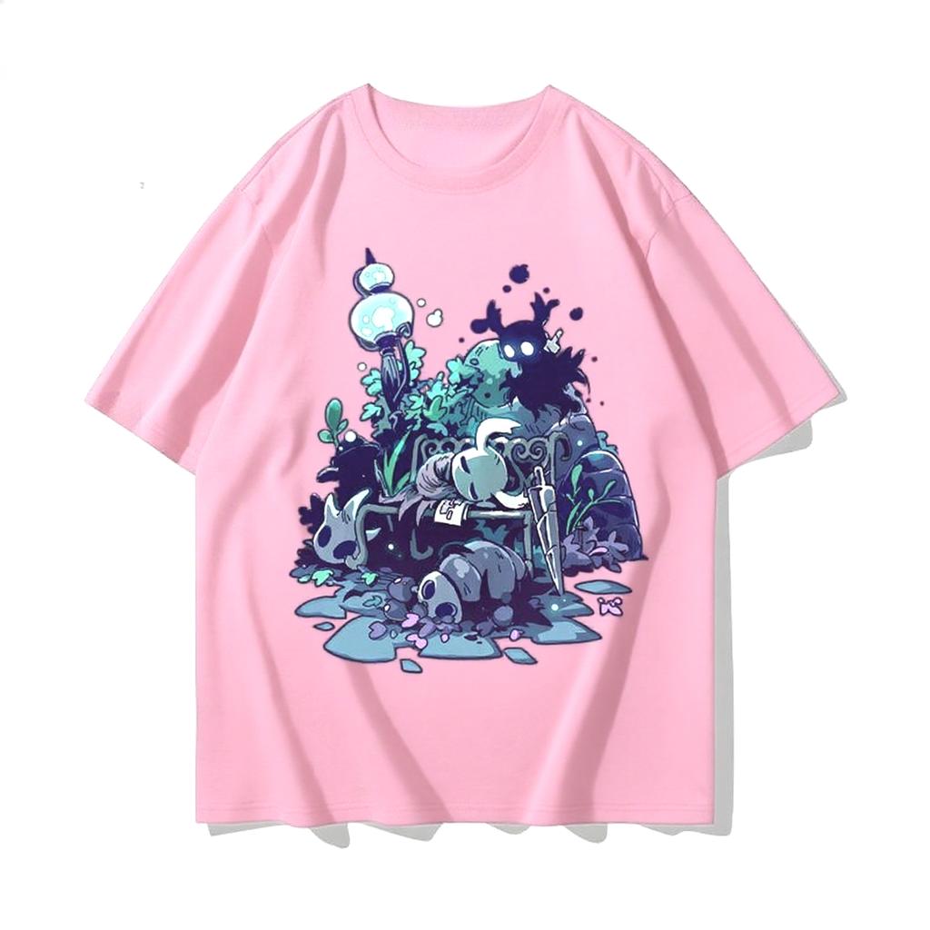 2025 Autumn and Winter Fashion Skin-friendly Pure Cotton T-shirt Comfortable Men's and Women's Large-size Loose Couple's T-shirt