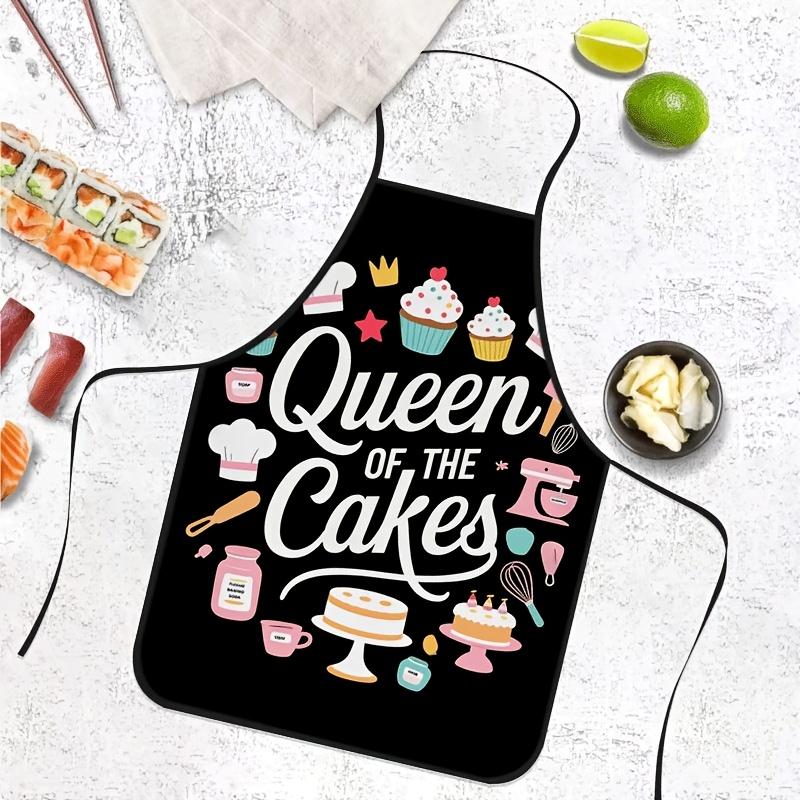 Dessert Cake Print Apron, Durable, Home Cooking & Baking Apron