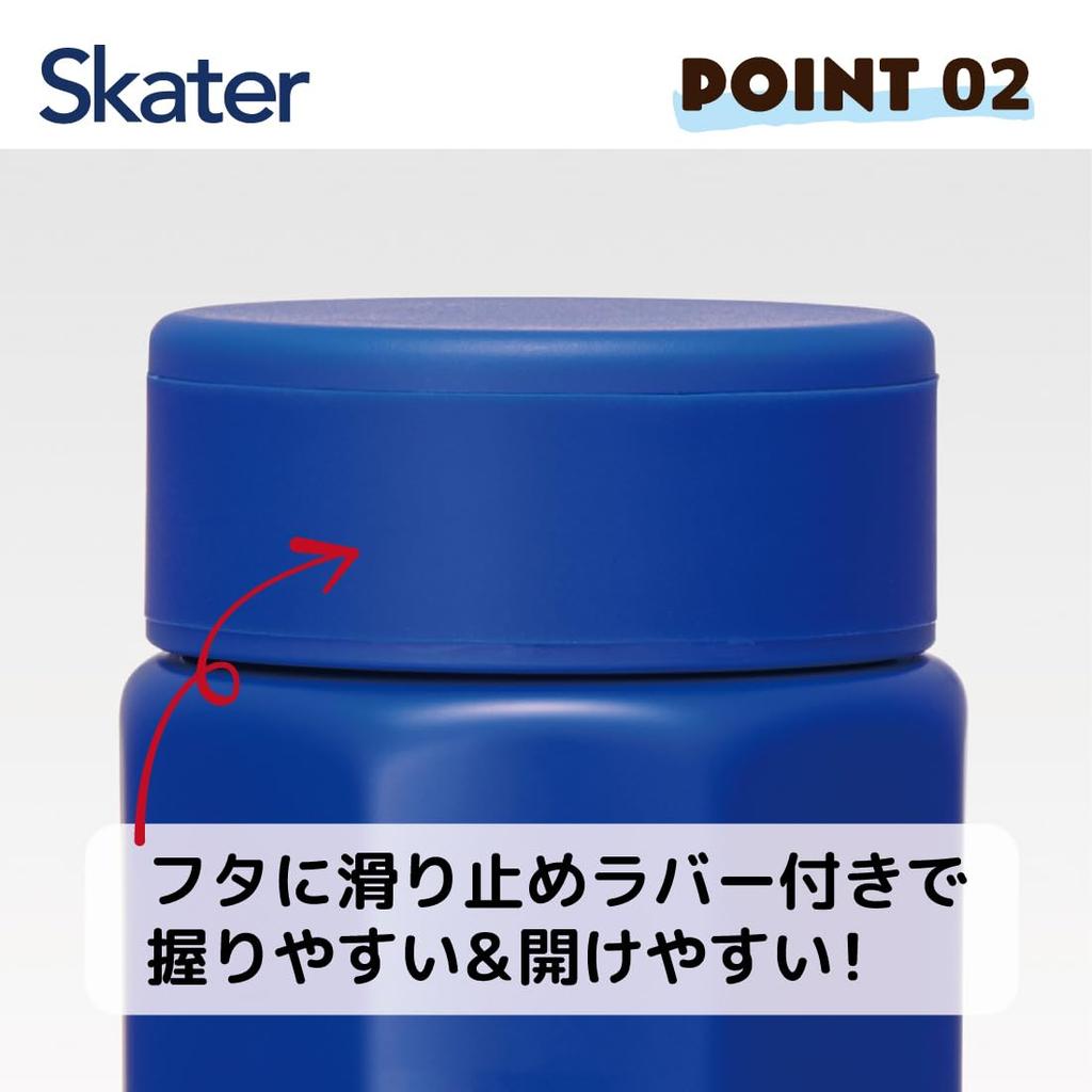 Skater Бутылка-кружка из нержавеющей стали 500 мл, удобная для удержания, восьмиугольная бутылка для воды SNOOPY Snoopy, термо/холодная STO5-A