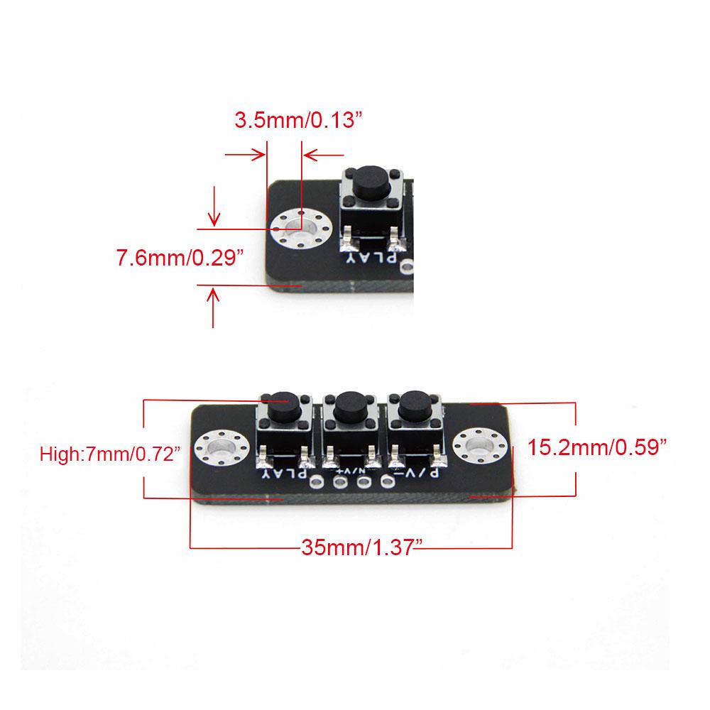 3/4/5-bit independent key module MCU foreign key micro-motion key board Bluetooth power amplifier key board suitable for Arduino