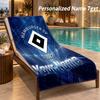 Пляжное полотенце с принтом Hamburger SV и индивидуальным текстом, большое полотенце для дома, ванной комнаты, пляжа