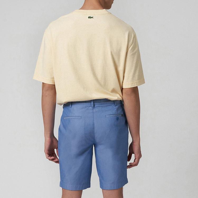 LACOSTE SS22 Fitted Shorts Summer Men's Blue FH8028-HN8