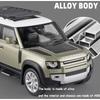 Large 1/18 Scale Land Rover Defender 110 Off Road SUV Alloy Metal Diecast Model Car Computer Desktop Ornament
