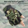 1 Pair Kids Half Finger Gloves Anti-Slip Sport Mittens Large Area Anti-Slip Design