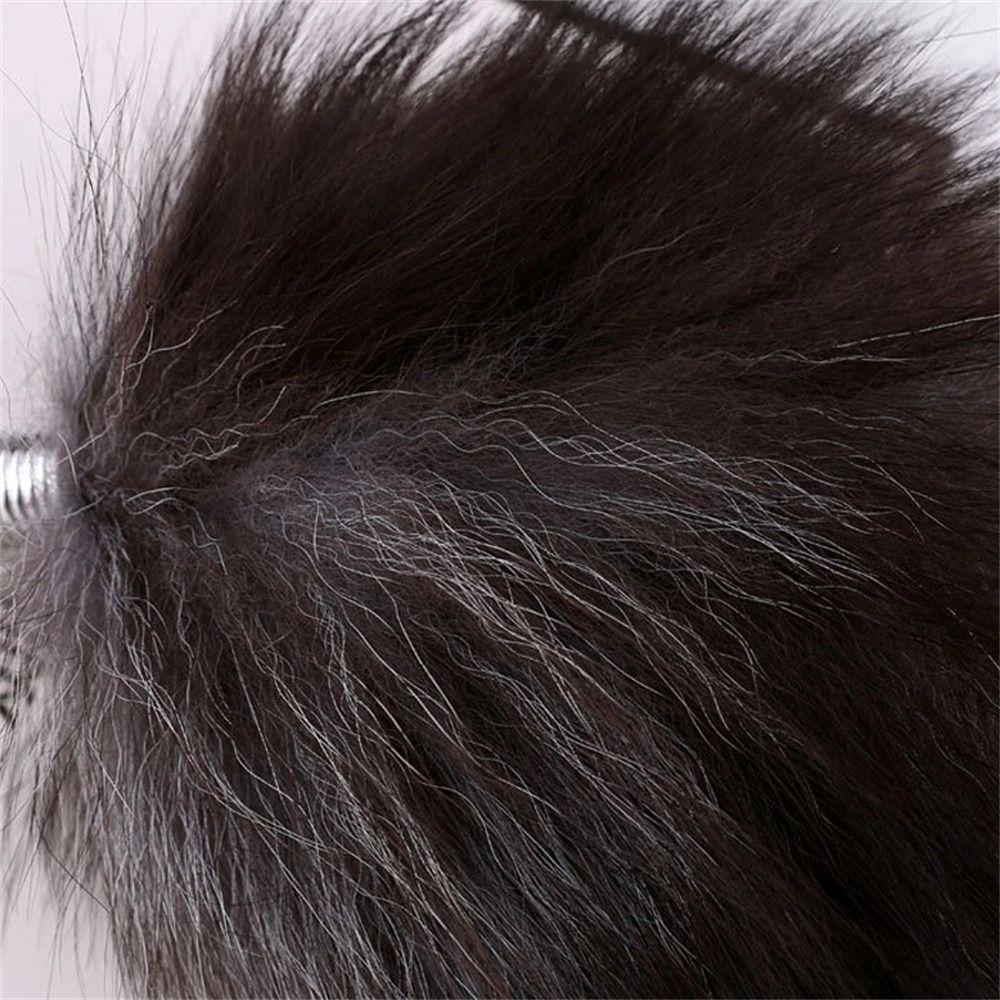 Bag Charm Plush Fur Keyring Bag Tassel Pompom Pendant Fashion Animal Tail Pendant Handbag Pendant