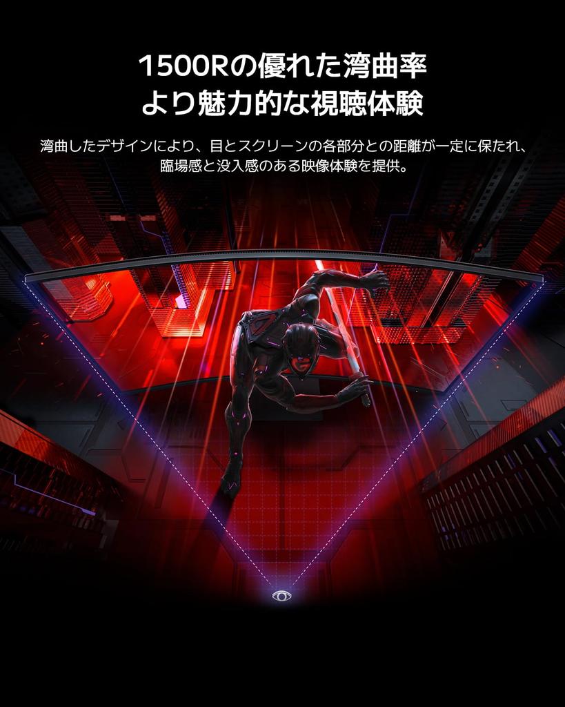 Xiaomi Curved Gaming Monitor G34WQi 34 Inch UWQHD Ultra Widescreen 180Hz MPRT1ms 3440x1440 1500R Curvature VA FreeSync Premium Technology