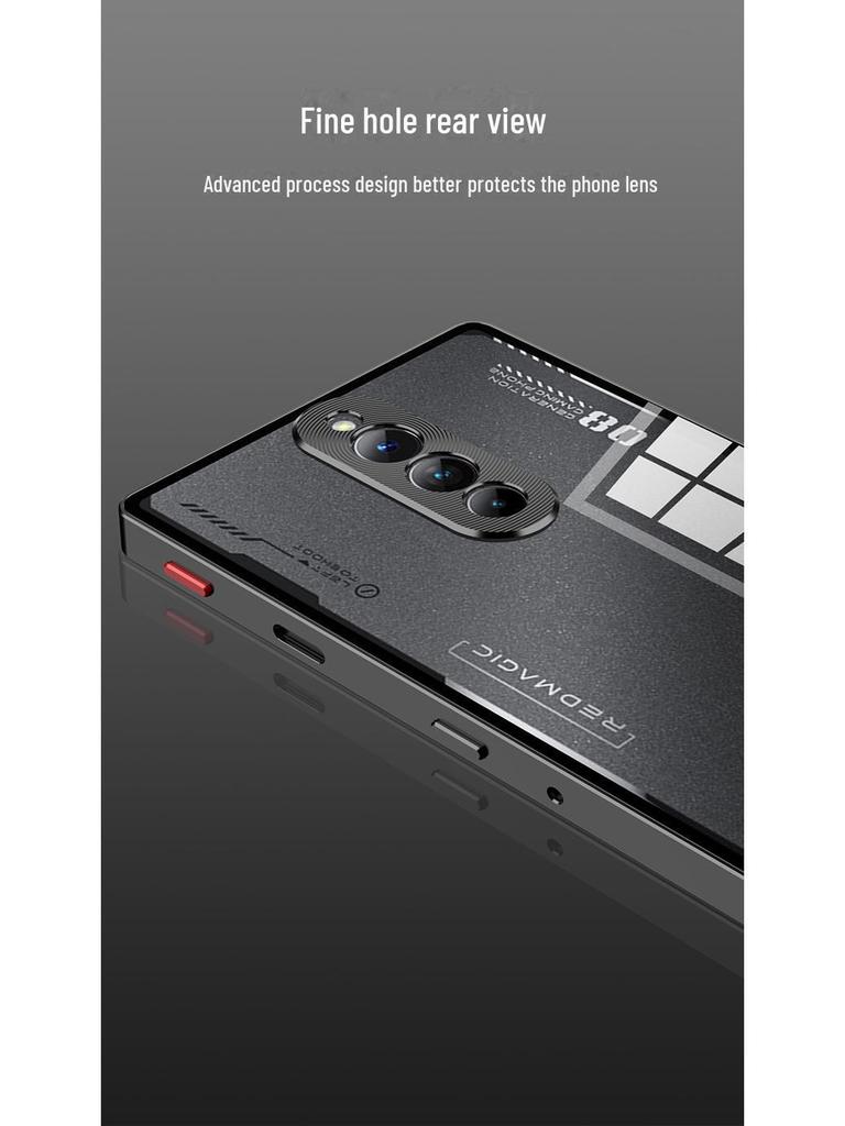 Чехол для телефона Remagic Red Magic 8S Pro с металлическим каркасом и магнитной линзой для Z50 Ultra