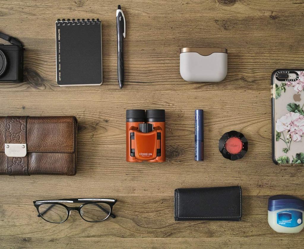 Kenko Binoculars for Concerts Roof Prism Type 8x 21 Caliber Ultra Light Compact Orange 021354 Classi-air 8×21DH Multi-Coating