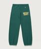 Reverse Weave French Terry Graphic Elastic Waist Jogger Pants Normal Green