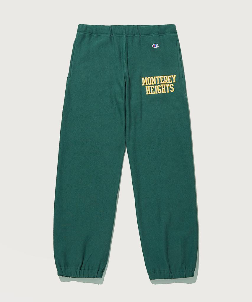 CHAMPION Reverse Weave French Terry Graphic Elastic Waist Jogger Pants Normal Green