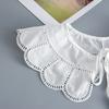Fashion Cloud Shoulder Wraps Bowknots Fake Collar for Women Shirt Detachable Collars Lace Lapel Neckwear False Collars