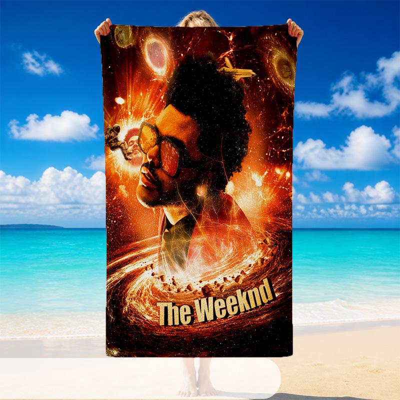 Пляжное полотенце The Weeknd, Мягкое большое впитывающее полотенце для пляжа, бассейна, путешествий, отпуска