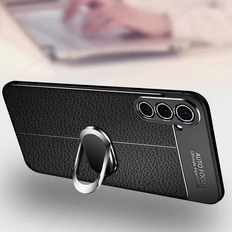 Мягкий силиконовый чехол с текстурой кожи личи для Oneplus Nord CE 3 Lite, чехол-держатель с магнитным кольцом для Nord CE3 Lite N30 со шнурком