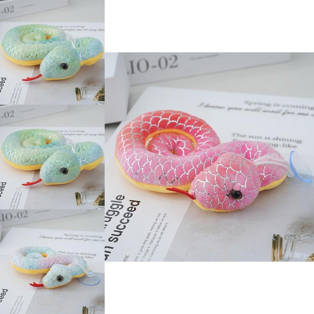 Ultra-soft Sequined Snake Plush Toy Customizable Hanging Decor