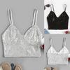 Womens Glitter Strappy Tank Tops Ladies Sexy Sparkl Cami Swing Vest Clubwear