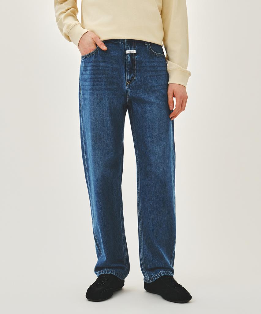 Malittepeulangsowajeobeo Новые джинсы M Slim Straight Синие