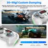 Smart Screen Wireless Game Controller with Hall Joystick Gamepad for PC Switch Android iOS RGB Macro Turbo Gyro With Charging Dock