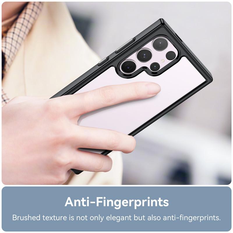 Для Samsung Galaxy S24 Ultra Чехол для Samsung S24 Ultra 5G Чехол Цветной Мягкий Край Силиконовый Прозрачный Бампер Для S24 Ultra