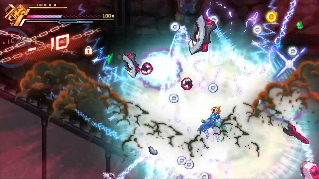 Azure Striker Chain Ring Ограниченное издание Switch материалы для настройки саундтрек CD акрил Gunvolt - (Бонус: Полноцветная брошюра, (2 диска), """Один болт"""