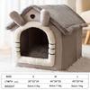 Plus Velvet Warm House Kitten Closed Cat Kennel Cat Bed Puppy Nest Pet Bed
