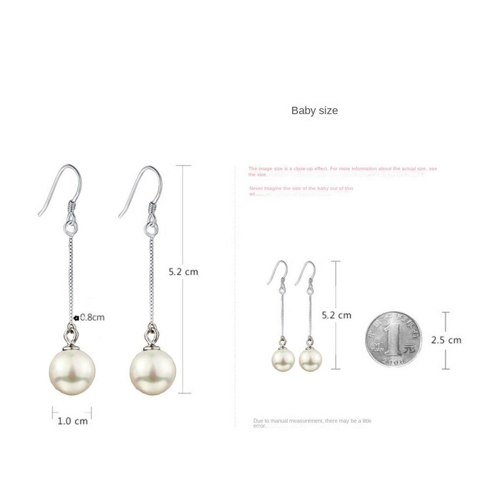 Темпераментные женские длинные серьги с имитацией жемчуга, универсальный крючок для ушей принцессы