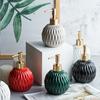 Ceramic Bathroom Reusable Soap Dispenser Lotion Bottles Liquid Pump Bottle Lotion Dispenser Soap Dispenser Bathroom Decoration