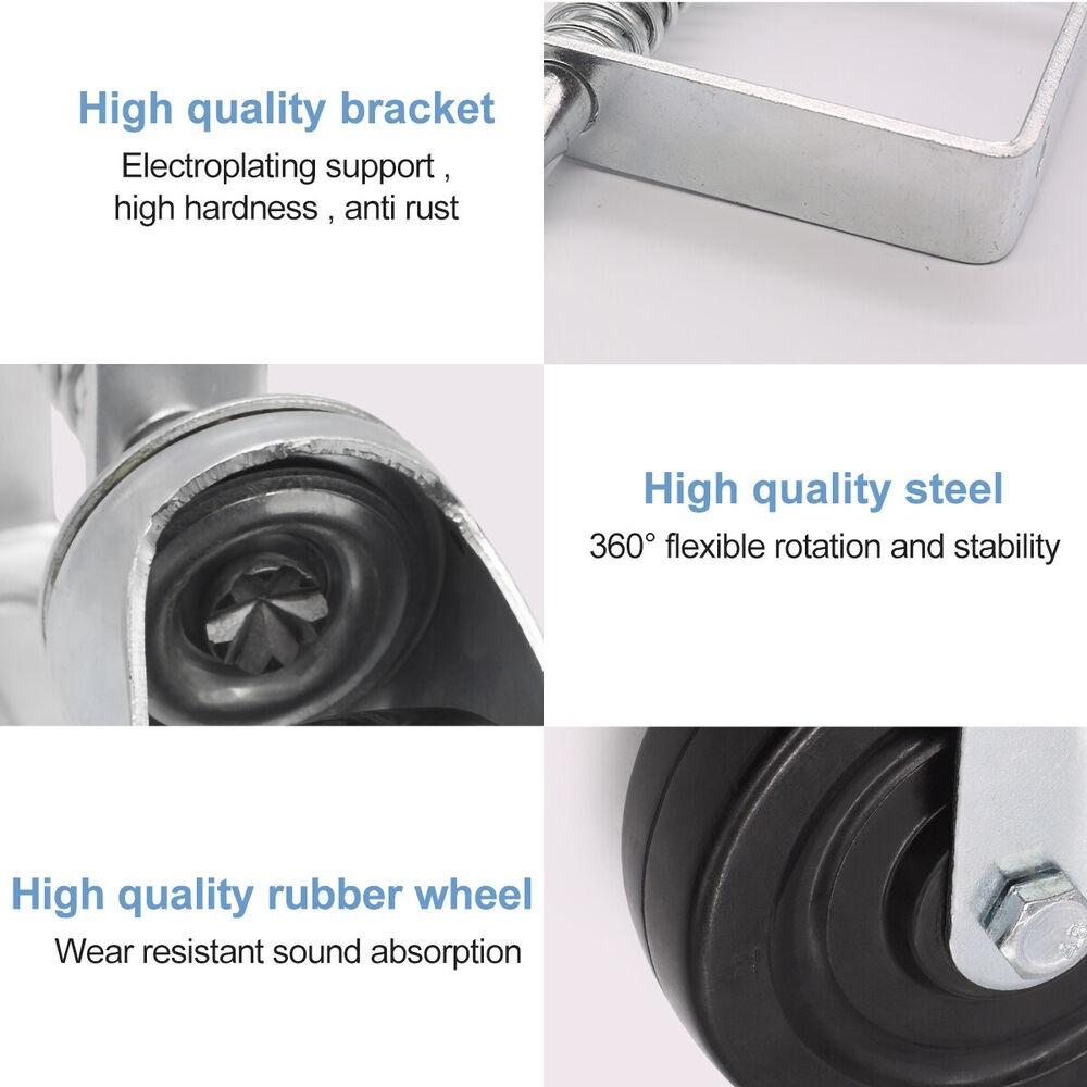 Горячая поставка для дома Резиновое бесшумное колесо для двери Ролик-колесико для ворот Ползунок Колесо для загруженных ворот Пружинное колесо