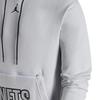 Jordan NBA Brook Lin Nets , Letter Hooded Pullover Fleece Lined Casual Sweatshirt Men's White Gold (Unisex) Sweatshirts DR7008 043