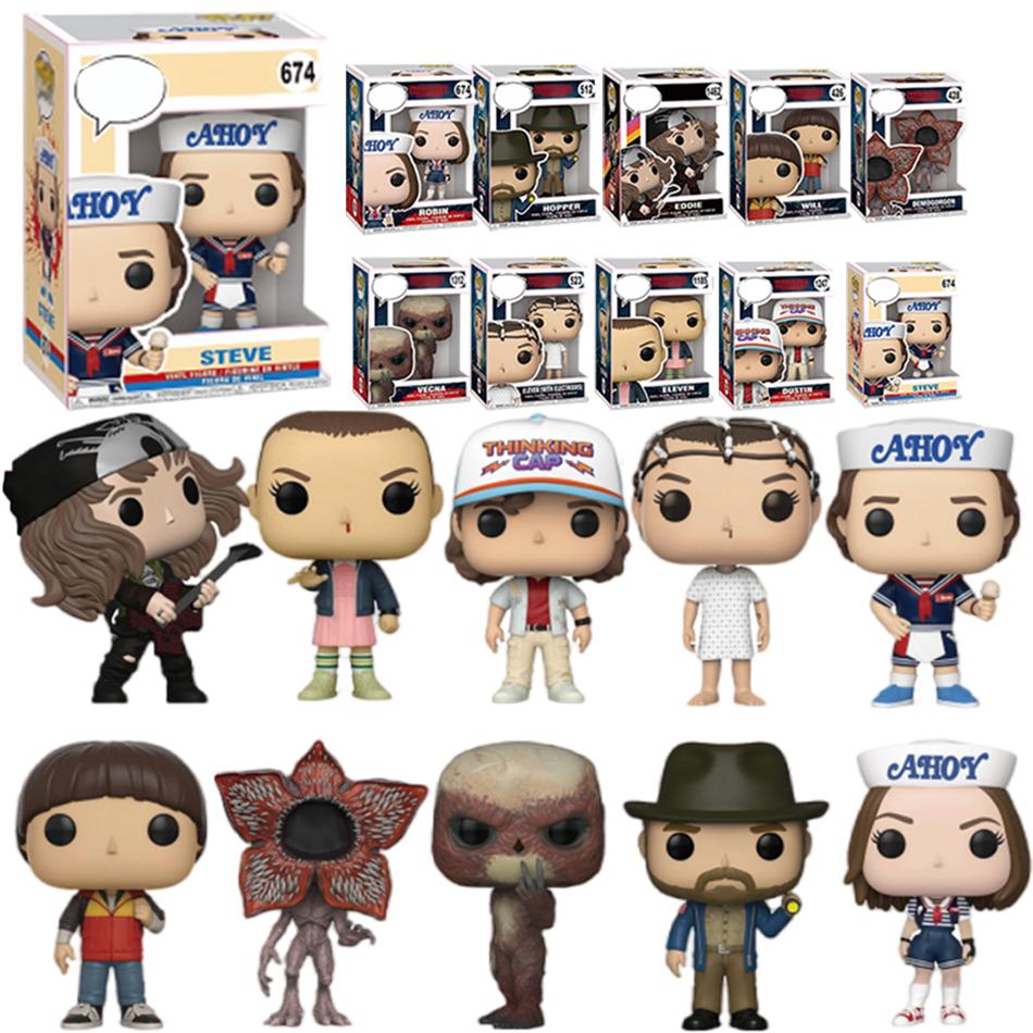 Фигурка Очень странные дела Джейн Айвз/Уилл Байерс/Майк Уилер Фигурка Экшн Косплей Виниловое украшение Фигурки Игрушка Новогодний подарок