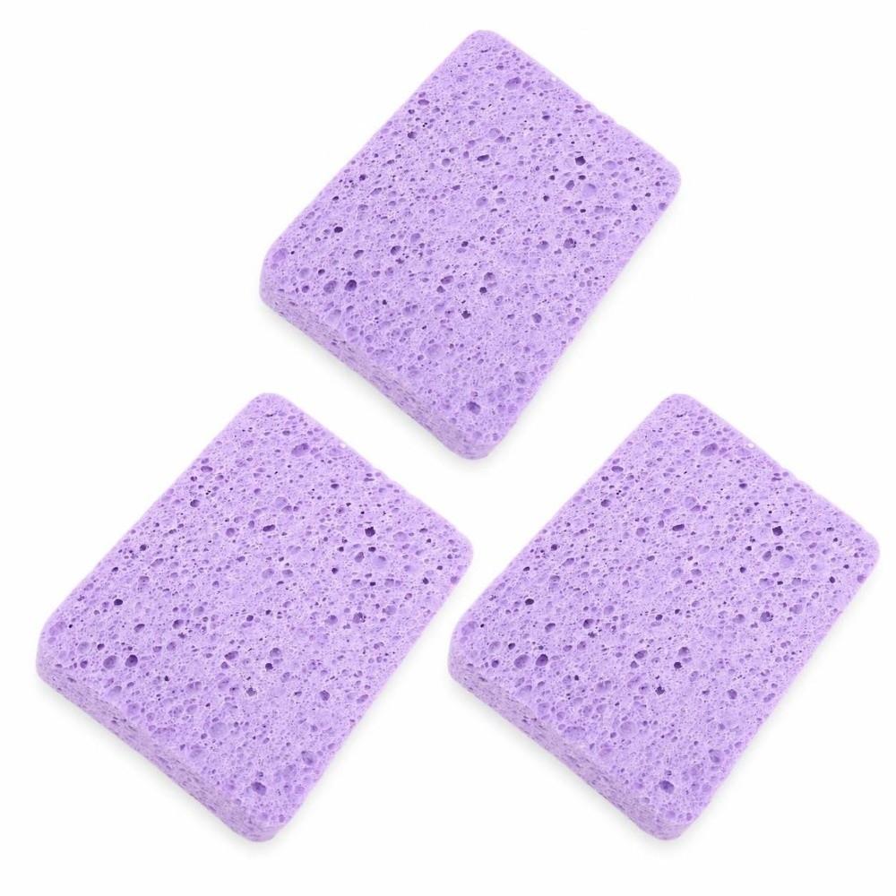 3pcs With Storage Case Watercolor Sponge Water Absorbent Artist Sponge For Art Supplies