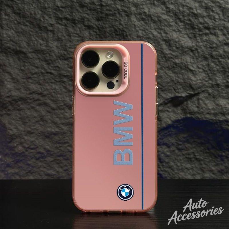 JYPK6 Multi-color Optional Phone Case Trendy Shell For IPhone 15 14 13 12 11 Pro Max For BMW Shockproof Phone Protective Cover Sticker